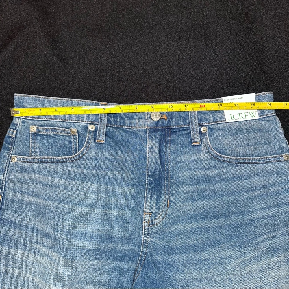 J.‎ Crew Shorts size 29 high rise denim jean shorts NWT - Picture 9 of 10